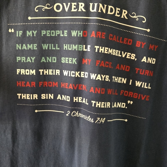 Over Under Men's LS Tee, Navy, NWT, Medium - Picture 8 of 9